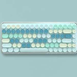 Palette Leather Typewriter Bluetooth Keyboard MILK TEA